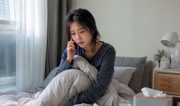 내가 아플 때 유독 귀찮아하던 눈빛